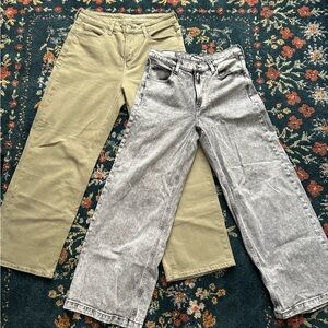 Gap & Old Navy Size 10 / 31 Wide Leg Jeans Bundle